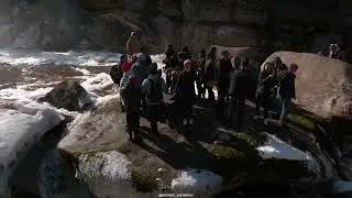 Ульгулинский водопад. Акмолинская область, Зерендинский район.