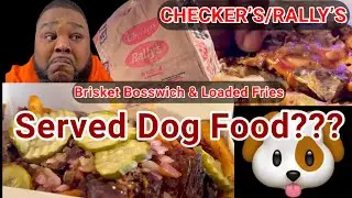 Checkers/Rallys Boss Briskwich and loaded Brisket fries