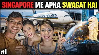 India to Singapore in Singapore Airlines ✈️ | How Expensive is Singapore?