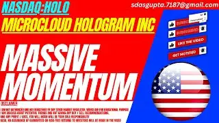 MASSIVE MOMENTUM : HOLO STOCK ANALYSIS | MICROCLOUD HOLOGRAM STOCK