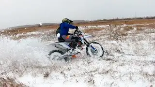 Kayo K4 и Irbis TTR125r скользят, да едут!