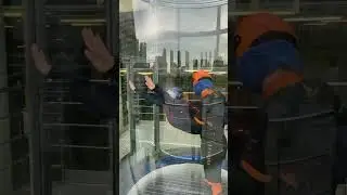 Адреналин в воздухе: Мой шокирующий полет в аэротрубе🤦🏻‍♀️#shortsvideo#short