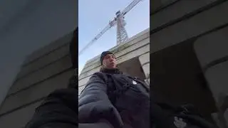 Как работает крановщик на башенном кране 