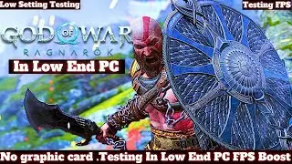 God of War Ragnarok Low End PC | Low Setting Tested | No Graphic Card | Dobrob Gaming