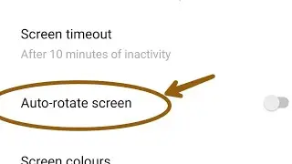 How to disable Auto rotate screen iqoo z6 | auto rotate disable on iqoo phone