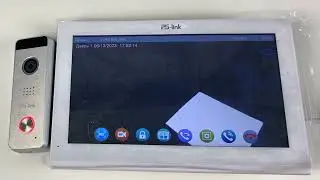 Комплекты с большим 10", сенсорным WiFi Tuya Smartlife видеодомофоном и вызывной панелью