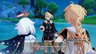 The Traveler wants to help Freminet's commission | Genshin Impact