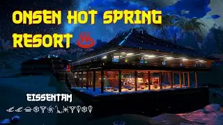 Onsen hot spring resort - A No Man's Sky base build (3000pc)  #nomanssky