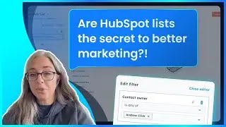 Hubspot email lists are the secret sauce to campaign success.