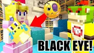 *ACCIDENT* BOWSER JR PUNCHES HIS BABY BROTHER! *BLACK EYE!* | Super Mario Series | Minecraft [288]