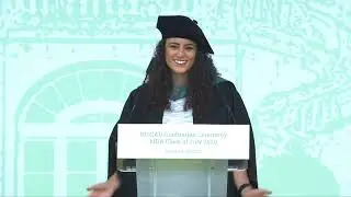 Valedictorian Speaker Address - Katrina Yavash - MBA20J Graduation Ceremony