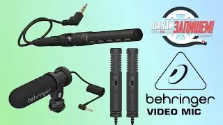 [Eng Sub] BEHRINGER VIDEO MIC, MIC MS and MIC X1 on-camera mics. Compare with RODE VIDEO MIС RYCOTE