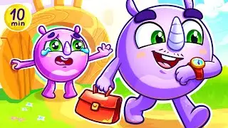 When Dad's Away Song 😿 | Funny Kids Songs 😻🐨🐰🦁 And Nursery Rhymes by Baby Zoo