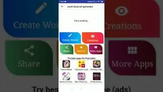 Створення хмари слів за допомогою додатка Word Cloud Art Generator