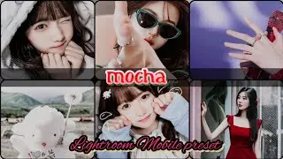 Mocha preset - Lightroom Mobile presets / Brown preset / Mocha filter / Aesthetic preset