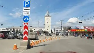 Крым. Симферополь. Центральный рынок, площадь Амет-Хана Султана.