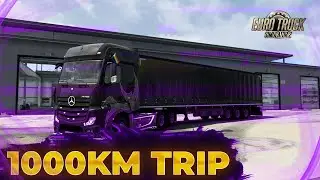 FIRST LONG 1000KM TRIP | Euro Truck Simulator 2