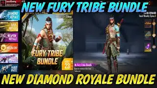NEW DIAMOND ROYALE BUNDLE 1 SPIN TRICK | FREE FIRE NEW EVENT | FURY TRIBE BUNDLE-GARENA FREE FIRE