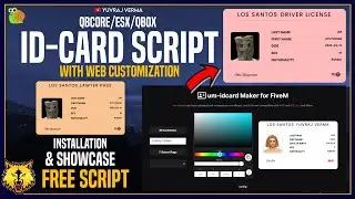 QBCore ID Card Script | Installation and Showcase | Free Script | FiveM Tutorial 2023 | QBCore/ESX