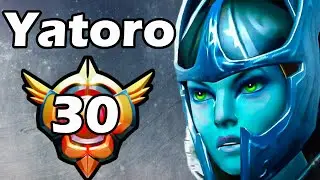 Яторо на 30 LVL Фантом Ассассин! - Yatoro Phantom Assassin 7.35 DOTA 2