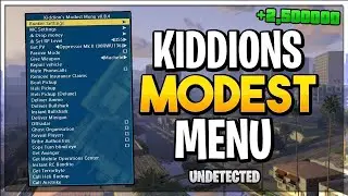 KIDDIONS MOD MENU |gta 5 mod menu | free money gta v online | WORK ON SEPTEMBER 2021