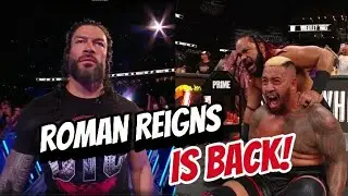 Roman Reigns Returns And Attack Solo Sikoa At Summer Slam 2024 | Roman Reigns is Back |Cody vs Solo