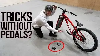 RIDING MTB WITHOUT PEDALS!! *No pedal challenge* Giveaway Winner!