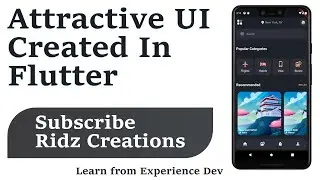 🔴 Attractive UI 2021 Tutorial in  Flutter || Flutter Series🔴