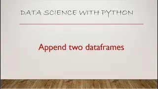 Append data frames using concat in pandas python