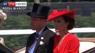 Prince William and Princess Kate arrive in the Royal Procession at Royal Ascot!