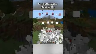 Ketika Kamu Di Rusuhin Villager Di Minecraft..