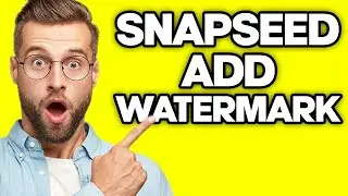 How To Add Watermark on Snapseed (2023)