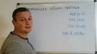 Математика 6 класс. Наименьшее общее кратное #2.