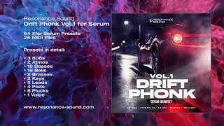 Drift Phonk Vol 1 for Serum | Presets for Xfer Serum Synthesizer
