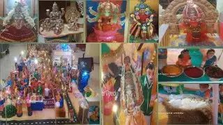 எங்க வீட்டு கொலுவில் குடியாத்தம் கங்கை அம்மன் சிரசு திருவிழா / நவராத்திரி இரண்டாவது நாள்