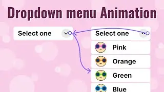 Figma interactive components tutorial | Dropdown menu animation | Figma micro interactions