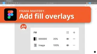 Figma Tips ⚡ - Add dark overlays and master fills