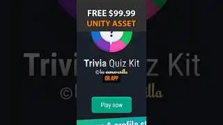 DO IT NOW! Grab This Free $100 Unity Asset 