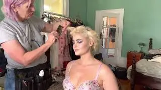 On set with Mr Smith Hair, Ted Min & Justin Henry