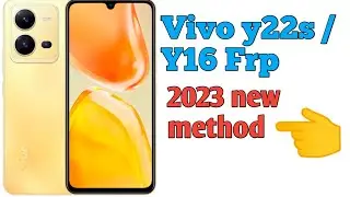 Vivo Y22 /Y16 Frp Bypass Android 12 ( New  2023 ) Vivo Y16 Google Account Bypass Without Pc 100% Ok