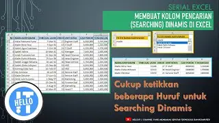 Membuat Kolom Pencarian (Searching) Dinamis di Excel