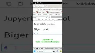 Jupyter Lab Markdown 