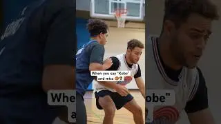 When you yell “Kobe” and miss 😳😈 