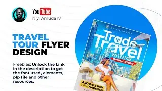 Travel Tour Flyer Design Pixellab Tutorials Graphic Design