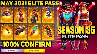 May Elite Pass Free Fire 2021 || Season 36 ELITE PASS Full Video | May Elite pass Free fire