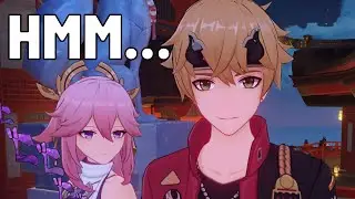 Thoma is terrified of Yae Miko in his voice lines...