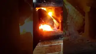 🔥Огонь в печи🔥