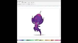 How To Draw Pokemon - Poipole | Coreldraw | Drawing 