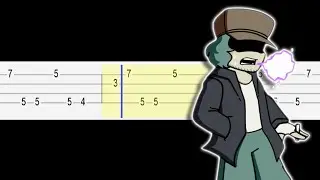Friday Night Funkin - NERVES - VS Garcello (Easy Ukulele Tabs Tutorial)