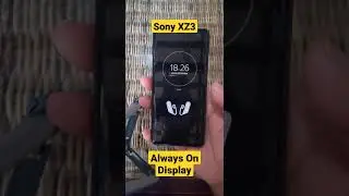 Cara Menampilkan Always On Display Sony XZ3
